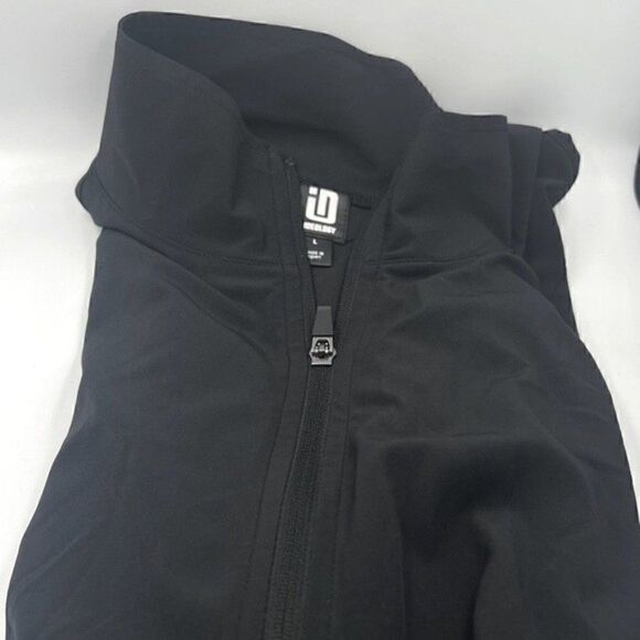 New ID Ideology Men's Regular Moisture Wicking Knit Jacket Black Size S - Picture 4 of 6